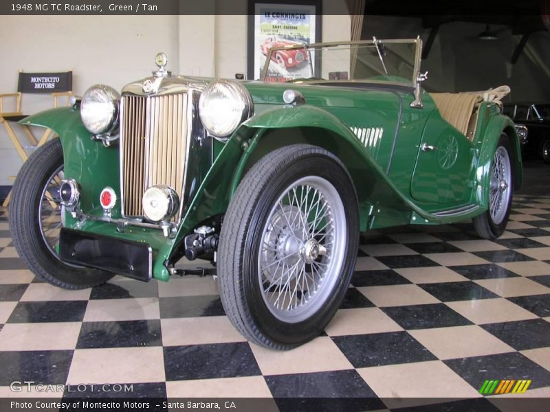 Green / Tan 1948 MG TC Roadster