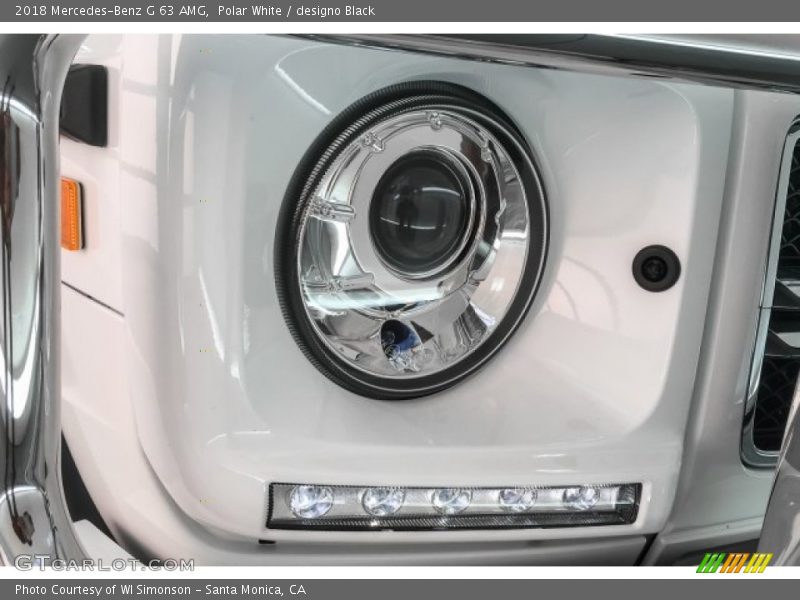 Polar White / designo Black 2018 Mercedes-Benz G 63 AMG