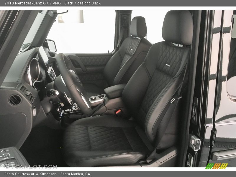  2018 G 63 AMG designo Black Interior