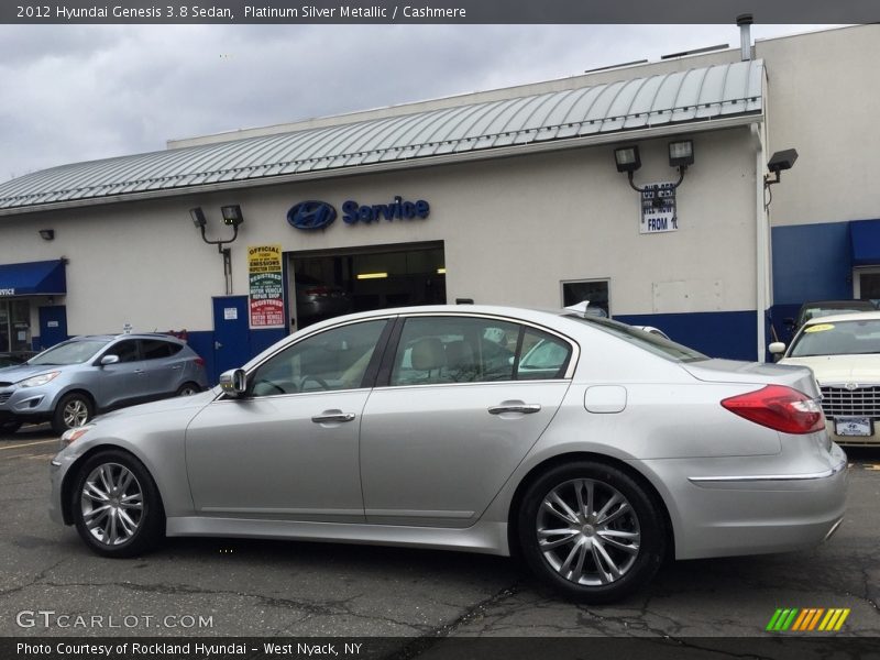 Platinum Silver Metallic / Cashmere 2012 Hyundai Genesis 3.8 Sedan