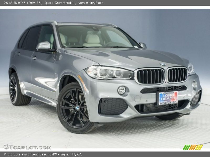 Space Gray Metallic / Ivory White/Black 2018 BMW X5 xDrive35i