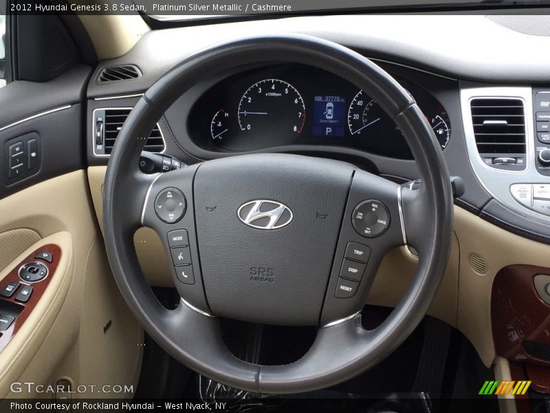 Platinum Silver Metallic / Cashmere 2012 Hyundai Genesis 3.8 Sedan