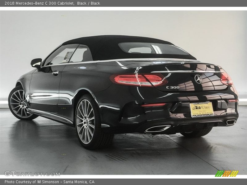 Black / Black 2018 Mercedes-Benz C 300 Cabriolet