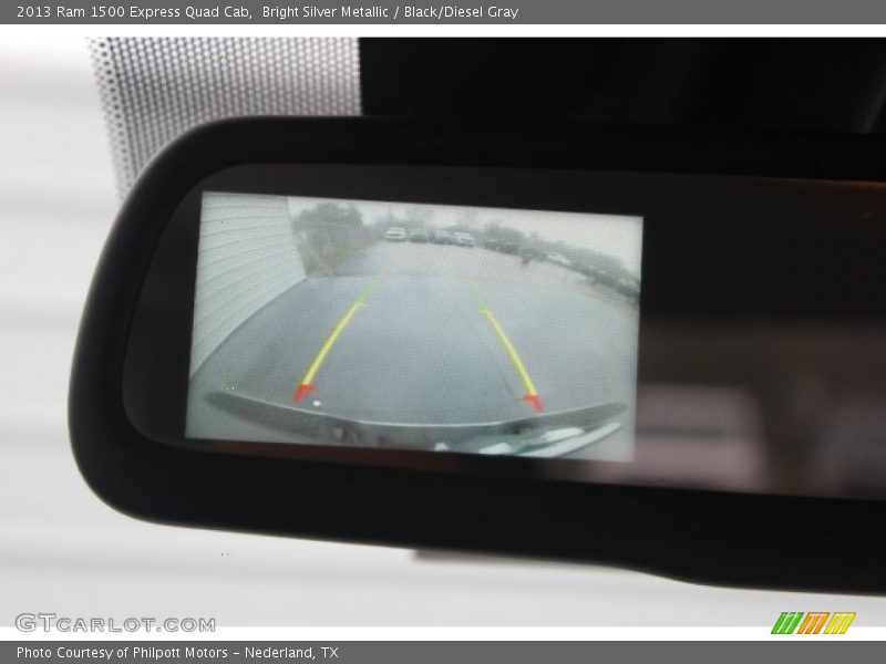 Bright Silver Metallic / Black/Diesel Gray 2013 Ram 1500 Express Quad Cab