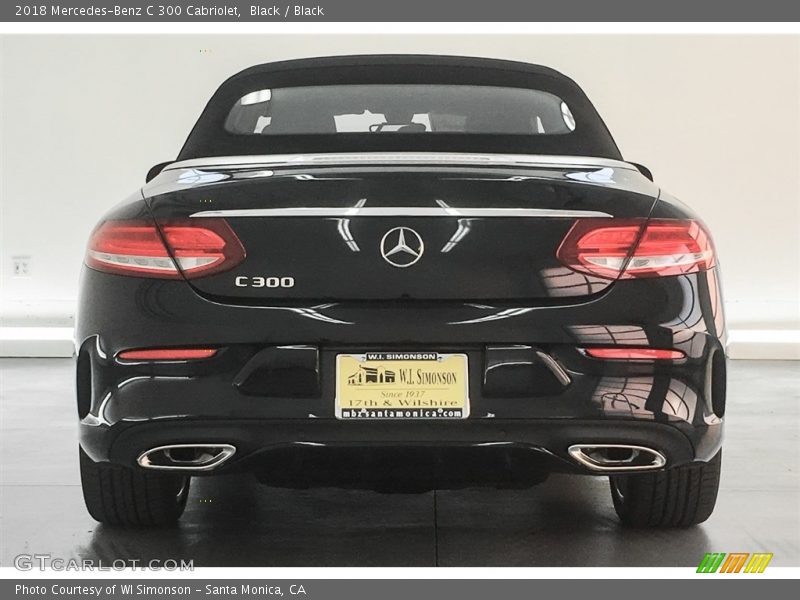 Black / Black 2018 Mercedes-Benz C 300 Cabriolet