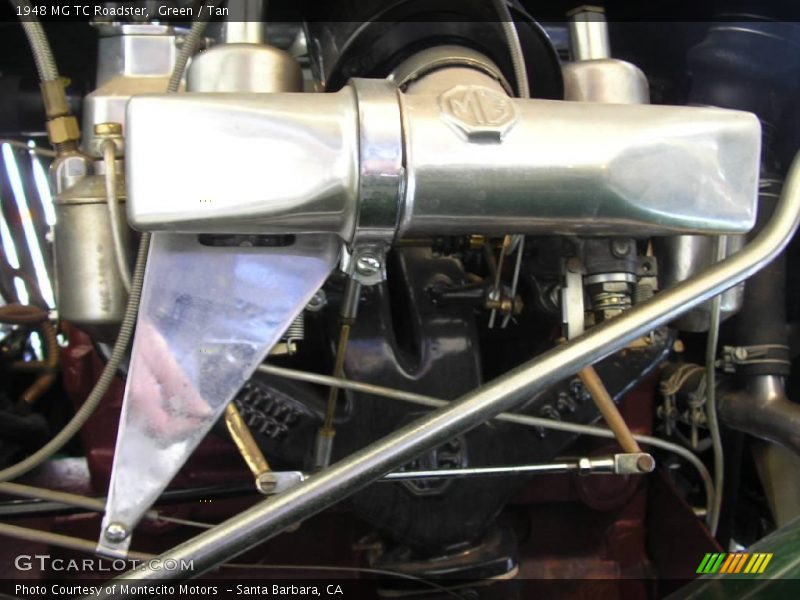  1948 TC Roadster Engine - 1250 cc XPAG OHV 8-Valve 4 Cylinder