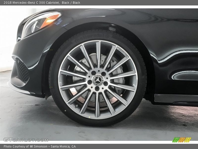 Black / Black 2018 Mercedes-Benz C 300 Cabriolet