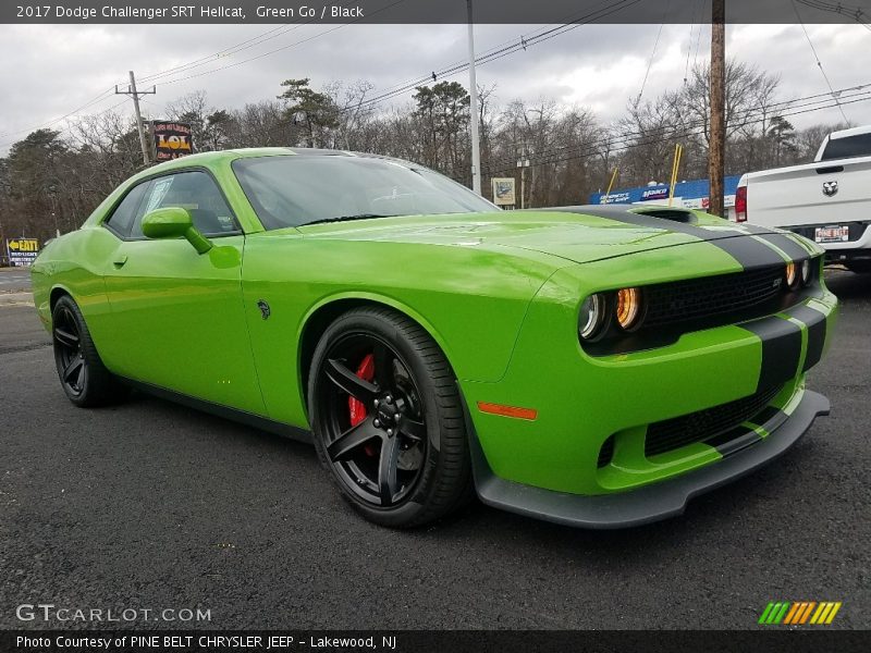 Green Go / Black 2017 Dodge Challenger SRT Hellcat