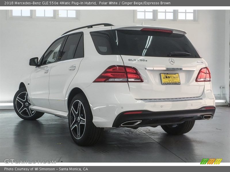 Polar White / Ginger Beige/Espresso Brown 2018 Mercedes-Benz GLE 550e 4Matic Plug-In Hybrid