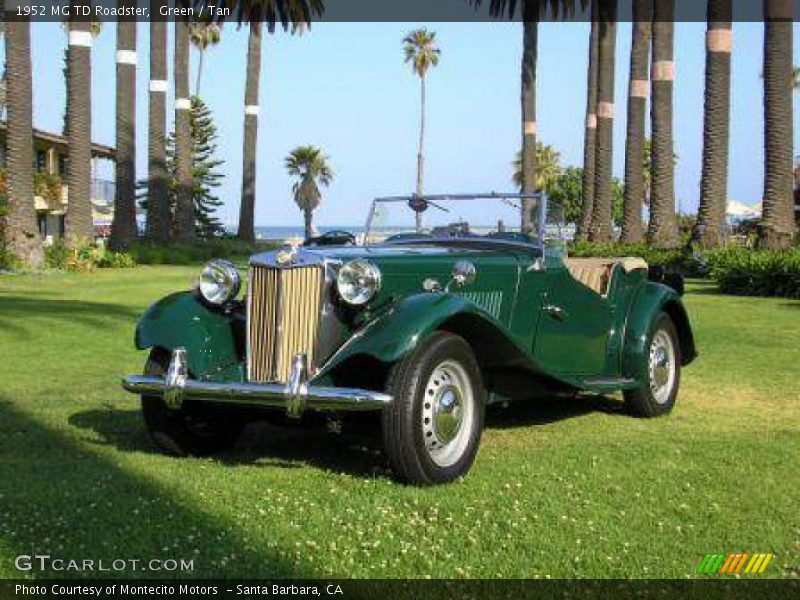 Green / Tan 1952 MG TD Roadster