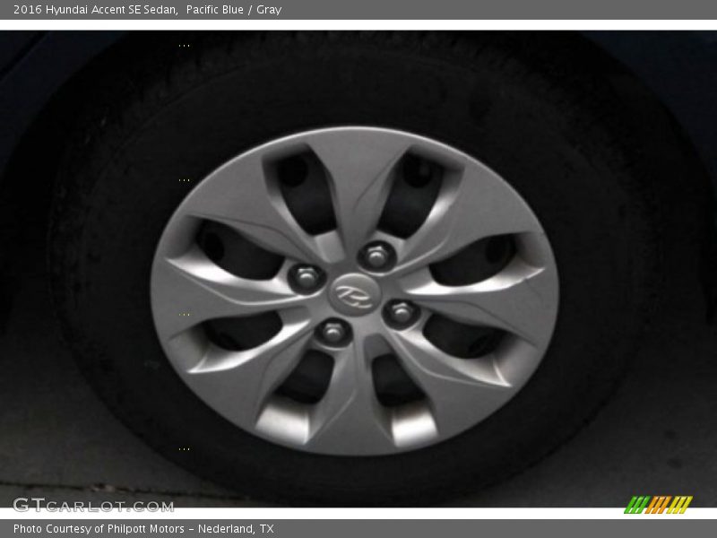 Pacific Blue / Gray 2016 Hyundai Accent SE Sedan