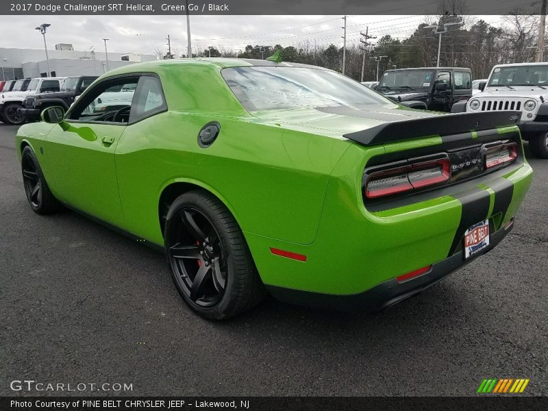 Green Go / Black 2017 Dodge Challenger SRT Hellcat