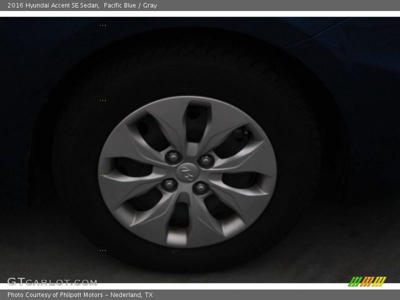 Pacific Blue / Gray 2016 Hyundai Accent SE Sedan