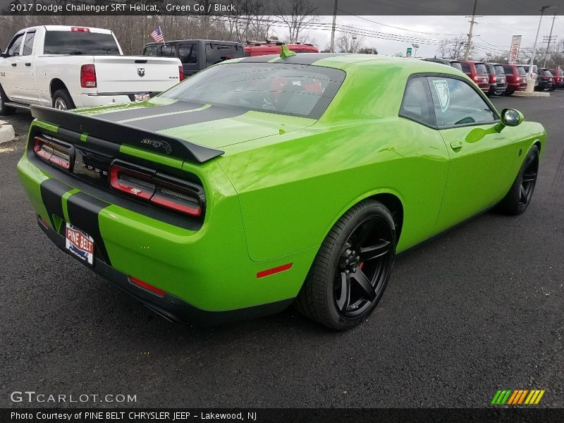 Green Go / Black 2017 Dodge Challenger SRT Hellcat