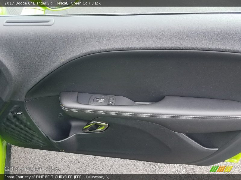 Green Go / Black 2017 Dodge Challenger SRT Hellcat
