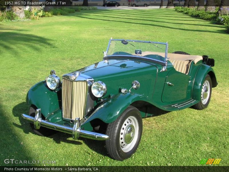 Green / Tan 1952 MG TD Roadster