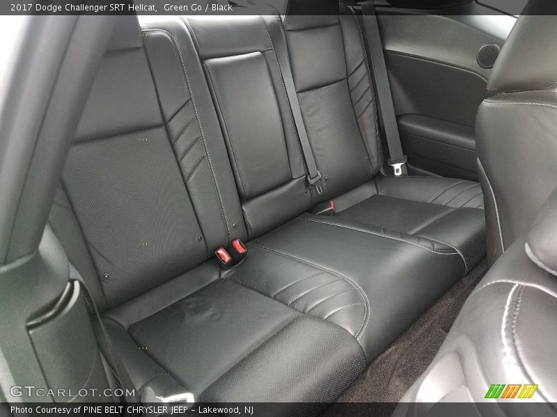 Rear Seat of 2017 Challenger SRT Hellcat