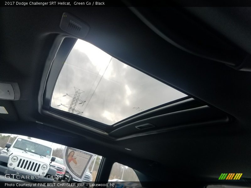 Green Go / Black 2017 Dodge Challenger SRT Hellcat
