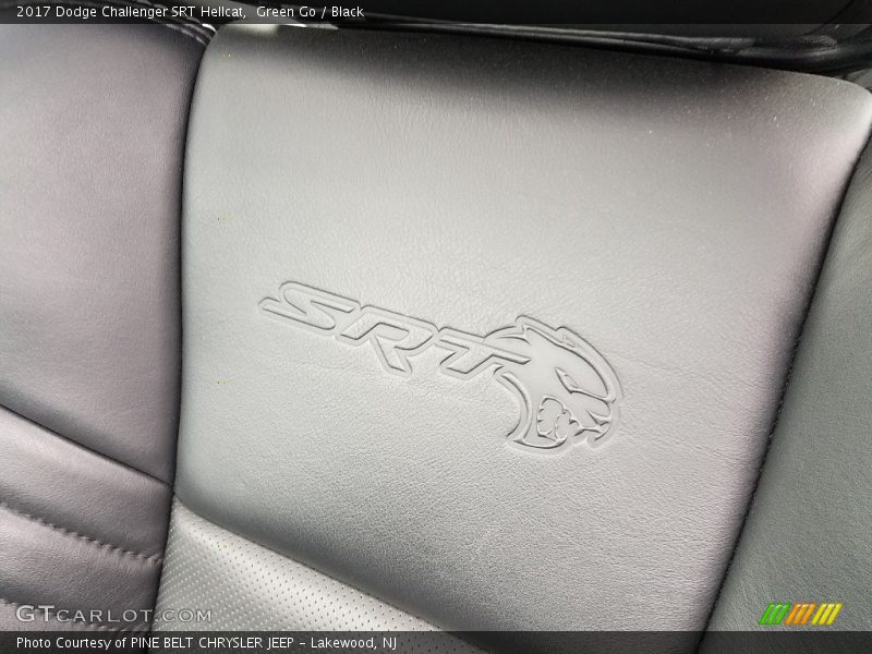 Green Go / Black 2017 Dodge Challenger SRT Hellcat