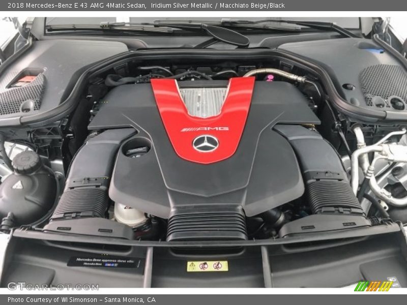 2018 E 43 AMG 4Matic Sedan Engine - 3.0 Liter Turbocharged DOHC 24-Valve VVT V6