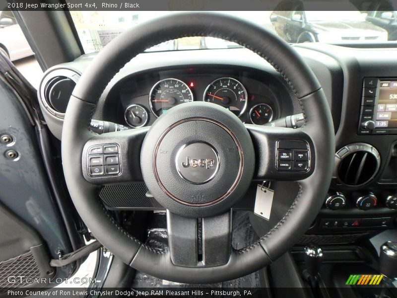 Rhino / Black 2018 Jeep Wrangler Sport 4x4