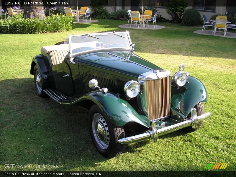 Green / Tan 1952 MG TD Roadster