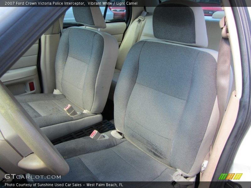 Vibrant White / Light Camel 2007 Ford Crown Victoria Police Interceptor
