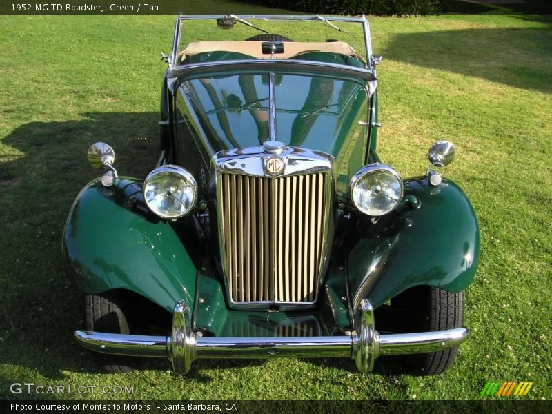 Green / Tan 1952 MG TD Roadster