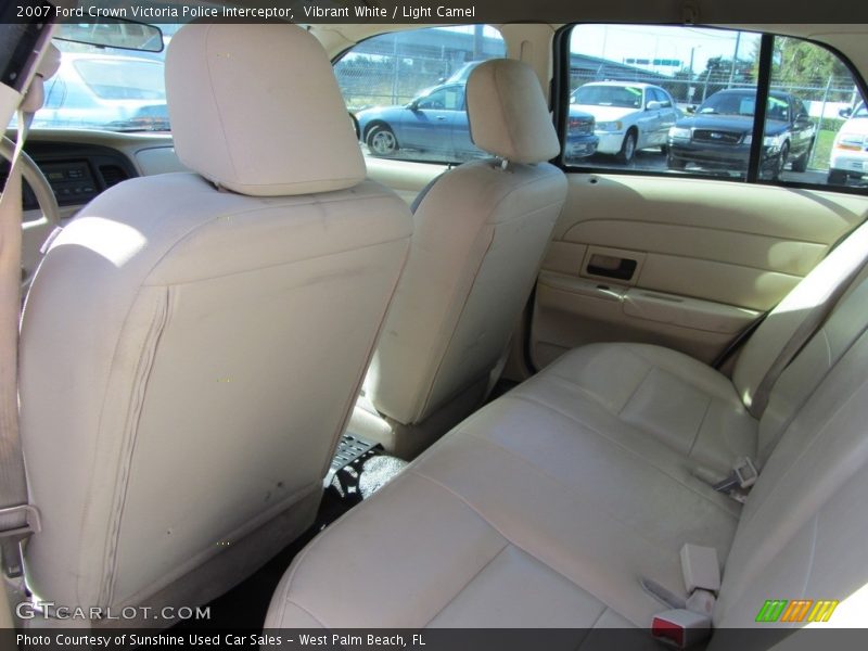 Vibrant White / Light Camel 2007 Ford Crown Victoria Police Interceptor