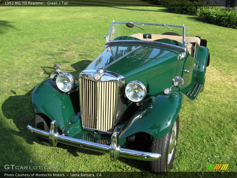 Green / Tan 1952 MG TD Roadster