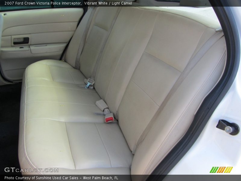 Vibrant White / Light Camel 2007 Ford Crown Victoria Police Interceptor