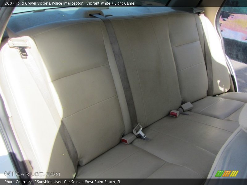 Vibrant White / Light Camel 2007 Ford Crown Victoria Police Interceptor