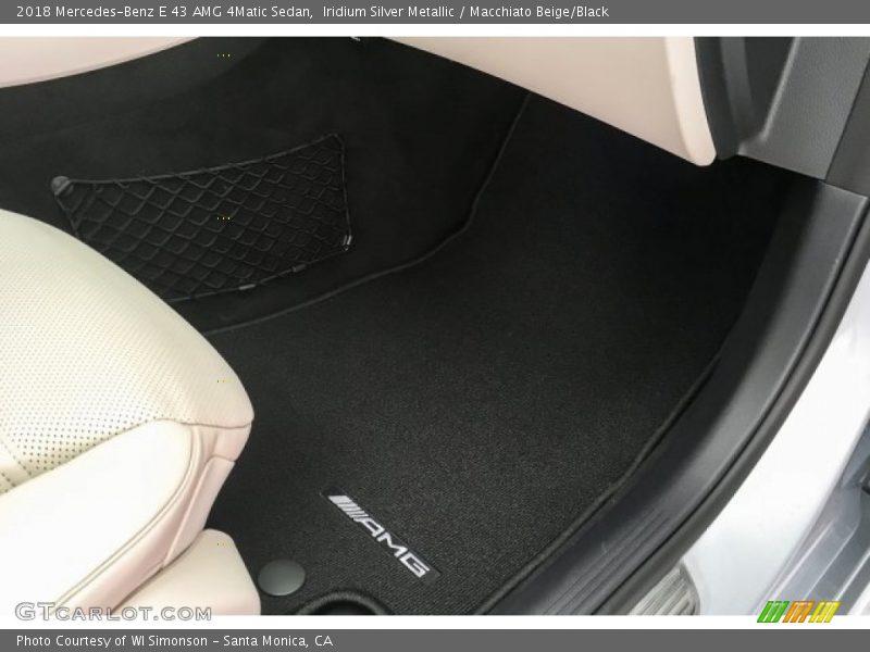 Iridium Silver Metallic / Macchiato Beige/Black 2018 Mercedes-Benz E 43 AMG 4Matic Sedan