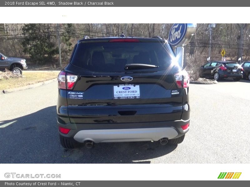 Shadow Black / Charcoal Black 2018 Ford Escape SEL 4WD