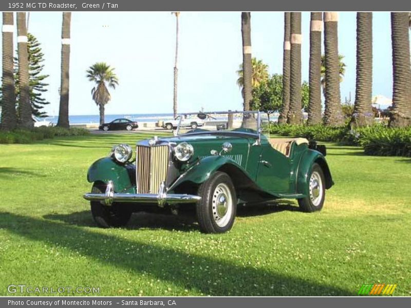 Green / Tan 1952 MG TD Roadster