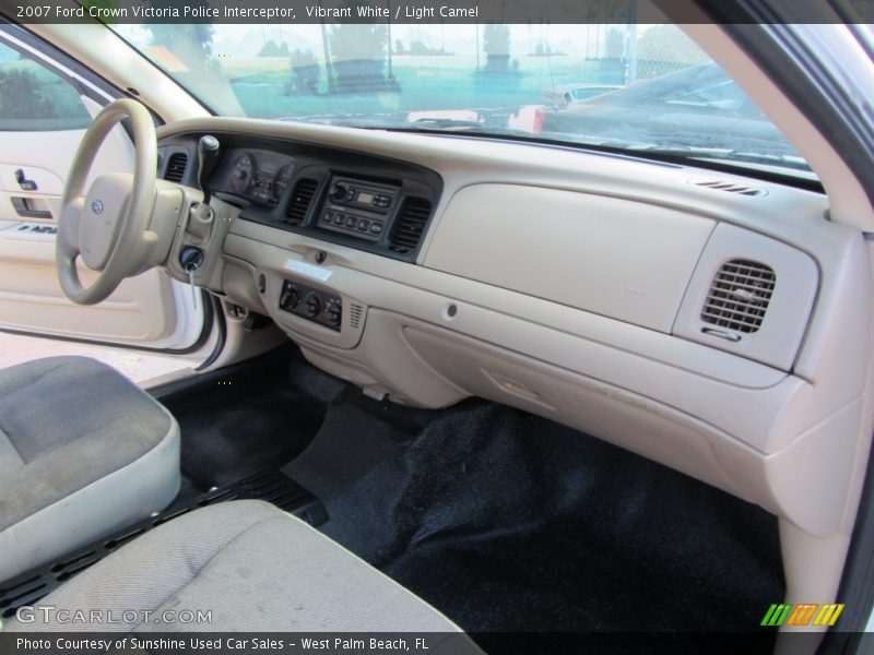 Vibrant White / Light Camel 2007 Ford Crown Victoria Police Interceptor