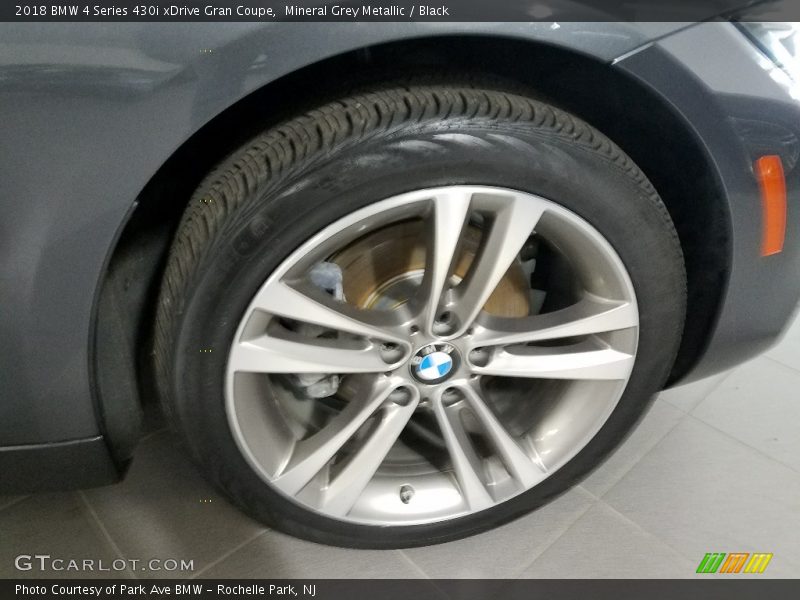 Mineral Grey Metallic / Black 2018 BMW 4 Series 430i xDrive Gran Coupe