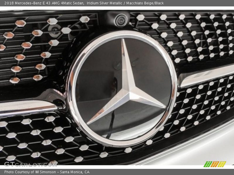 Iridium Silver Metallic / Macchiato Beige/Black 2018 Mercedes-Benz E 43 AMG 4Matic Sedan