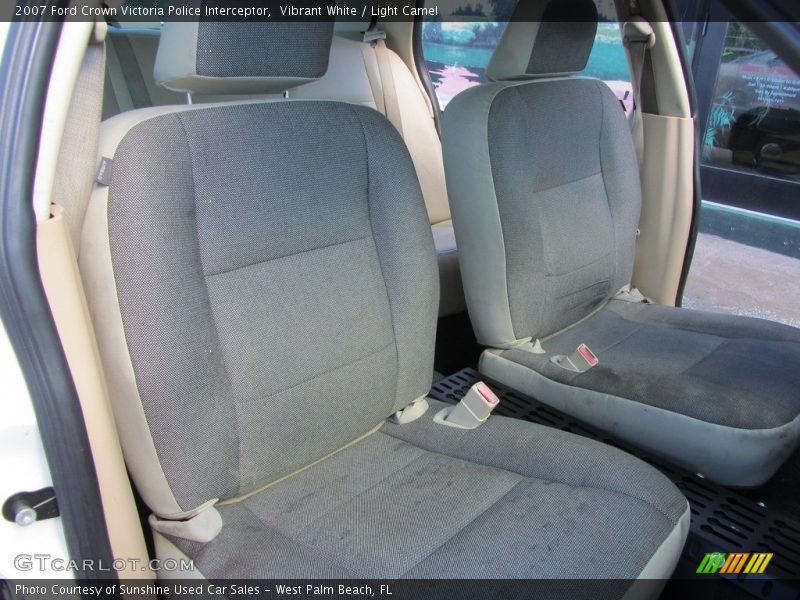 Vibrant White / Light Camel 2007 Ford Crown Victoria Police Interceptor