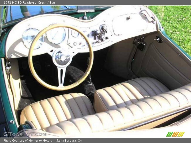 Green / Tan 1952 MG TD Roadster