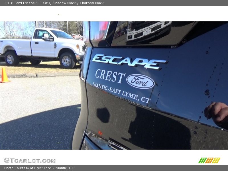Shadow Black / Charcoal Black 2018 Ford Escape SEL 4WD