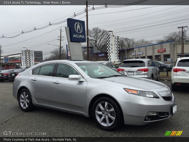 Silver Moon / Ebony 2014 Acura TL Technology