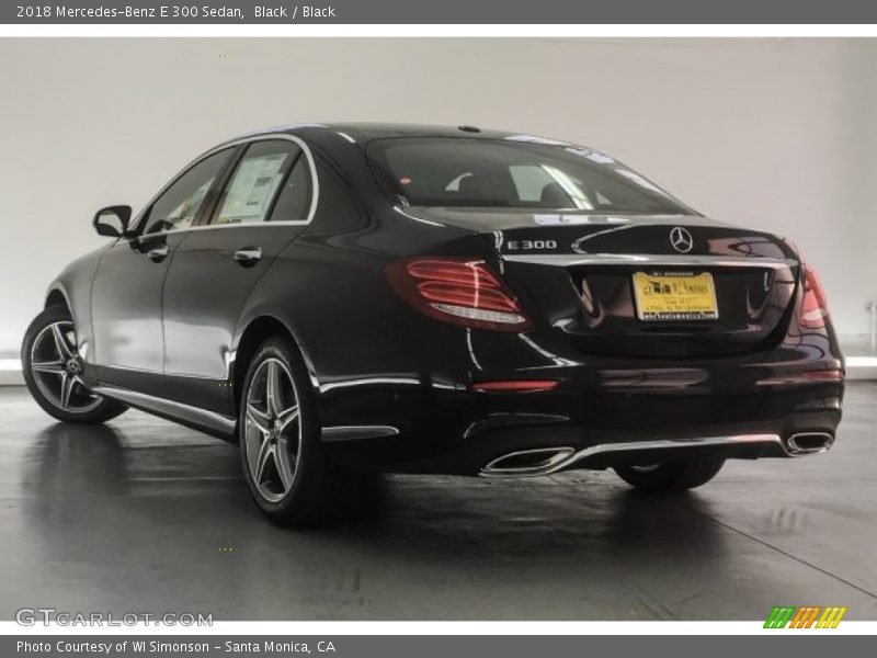 Black / Black 2018 Mercedes-Benz E 300 Sedan