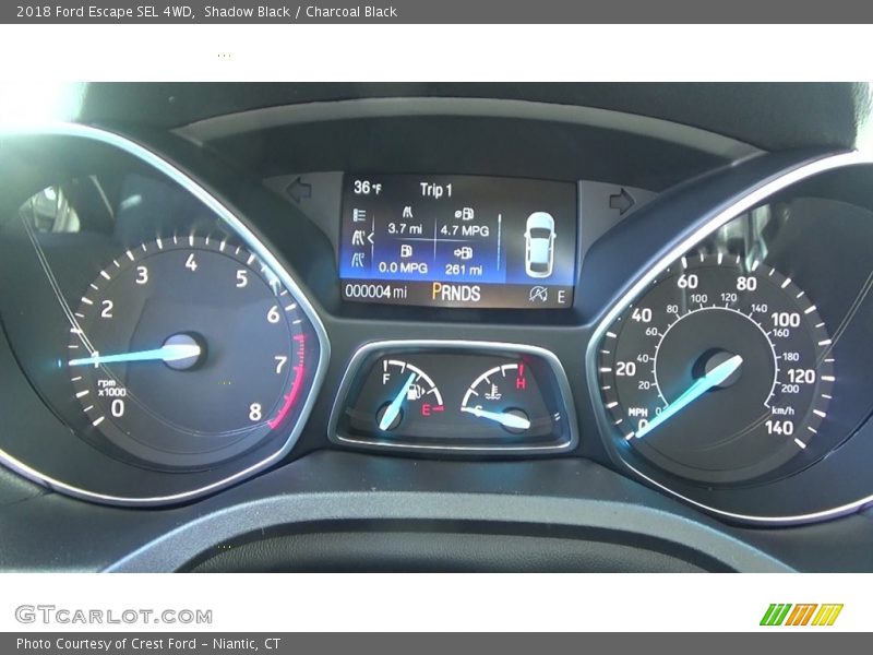 Shadow Black / Charcoal Black 2018 Ford Escape SEL 4WD