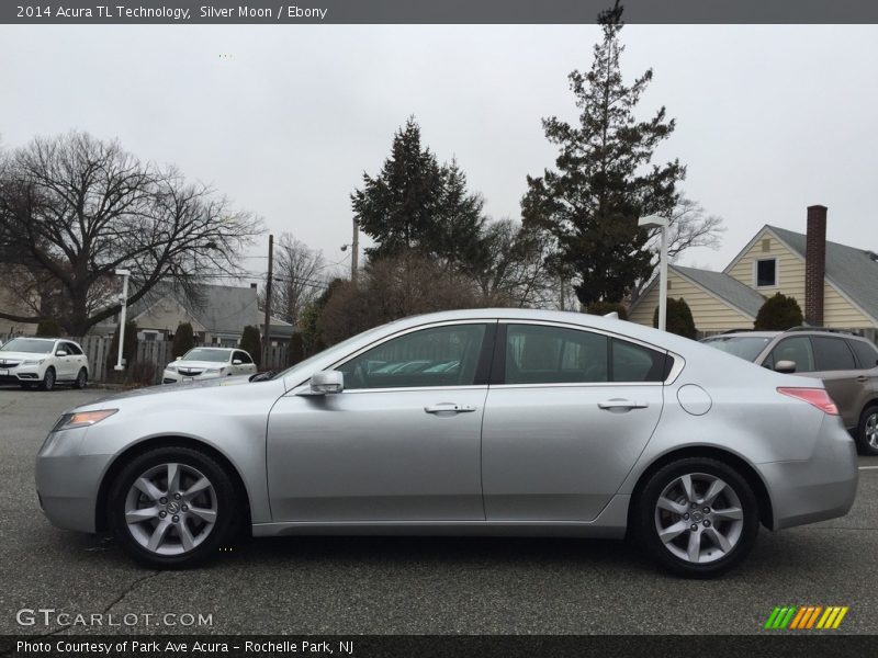 Silver Moon / Ebony 2014 Acura TL Technology
