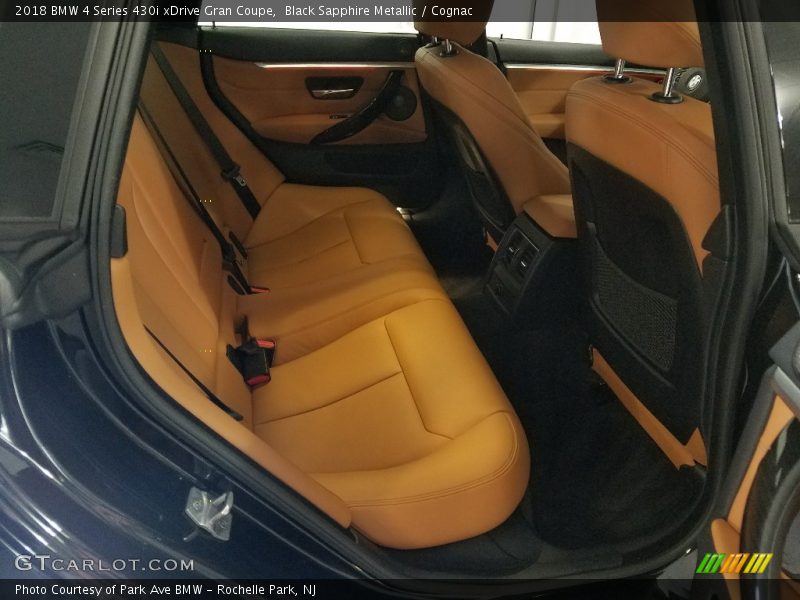 Black Sapphire Metallic / Cognac 2018 BMW 4 Series 430i xDrive Gran Coupe