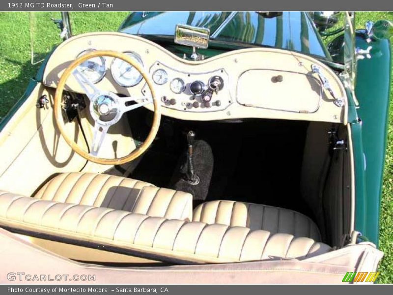 Green / Tan 1952 MG TD Roadster