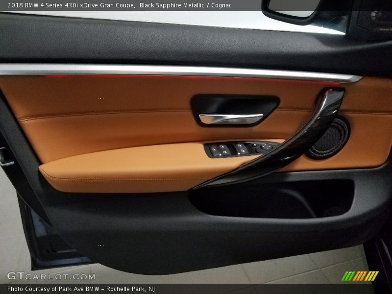 Black Sapphire Metallic / Cognac 2018 BMW 4 Series 430i xDrive Gran Coupe