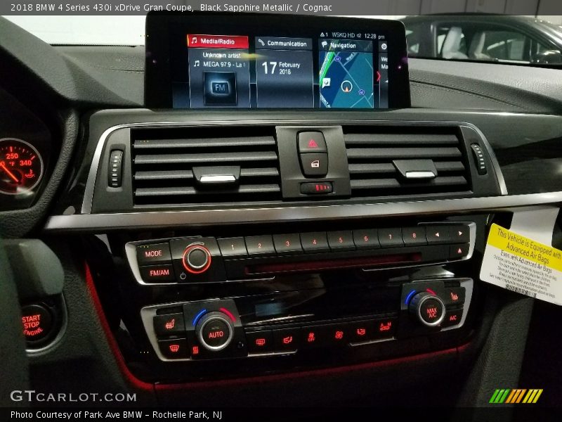 Black Sapphire Metallic / Cognac 2018 BMW 4 Series 430i xDrive Gran Coupe