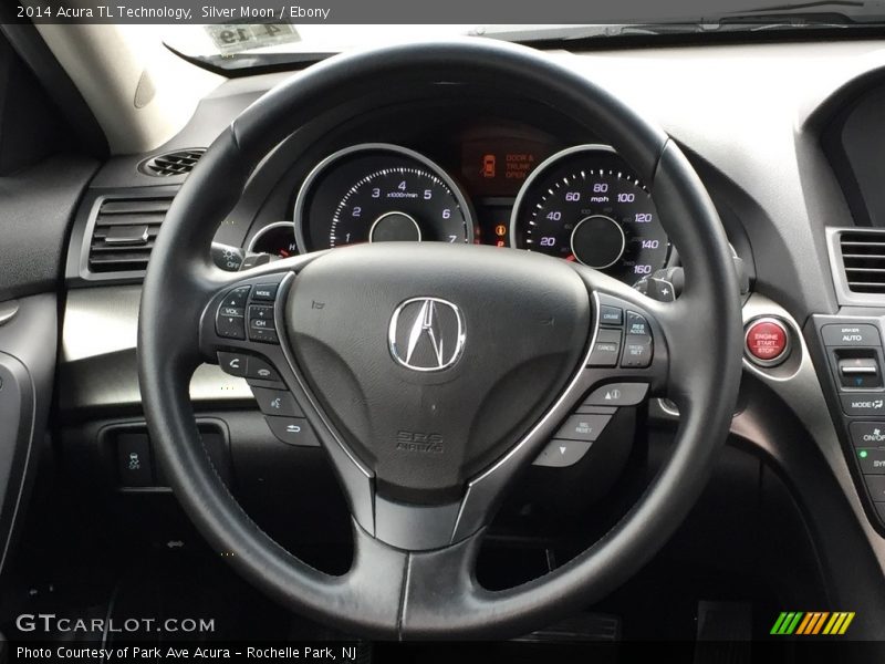 Silver Moon / Ebony 2014 Acura TL Technology